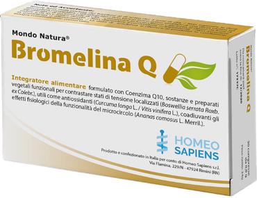 BROMELINA Q MONDO NATURA 30 COMPRESSE - Farmacia Murachelli Di Putelli dr. Giovanni