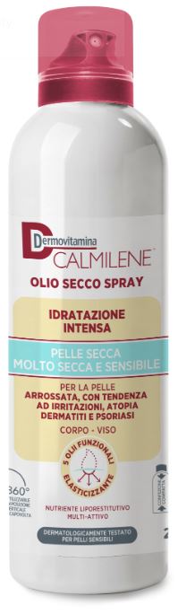 DERMOVITAMINA CALMILENE OLIO SECCO SPRAY IDRATAZIONE INTENSA PER PELLE SECCA, MOLTO SECCA E SENSIBILE 200 ML - Farmacia Murachelli Di Putelli dr. Giovanni