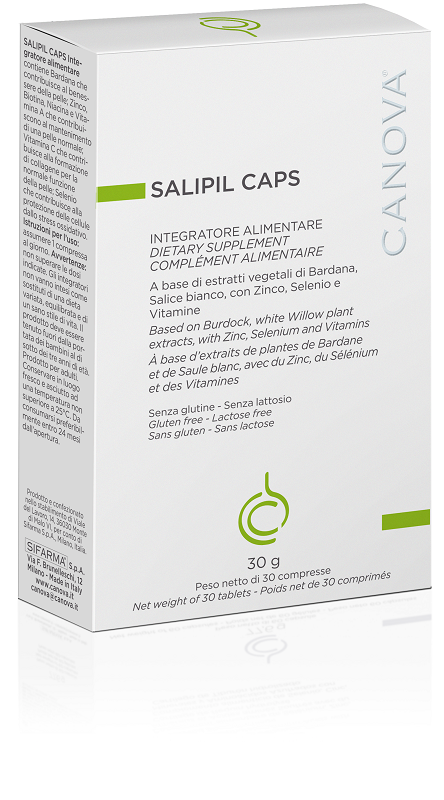 CANOVA SALIPIL CAPS 30 COMPRESSE NUOVA CONFEZIONE - Farmacia Murachelli Di Putelli dr. Giovanni