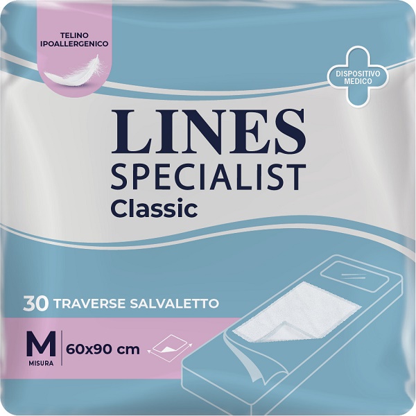 TRAVERSA ASSORBENTE LINES SPECIALIST CLASSIC MISURA 60X90 CM 30 PEZZI - Farmacia Murachelli Di Putelli dr. Giovanni