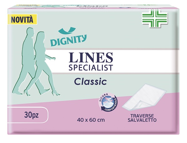 TRAVERSA PER INCONTINENZA LINES SPECIALIST CLASSIC 40X60 CM 30 PEZZI - Farmacia Murachelli Di Putelli dr. Giovanni