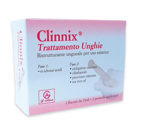 CLINNIX TRATTAMENTO UNGHIE 2 FLACONI 15 ML + 2 PENNELLI APPLICATORI - Farmacia Murachelli Di Putelli dr. Giovanni