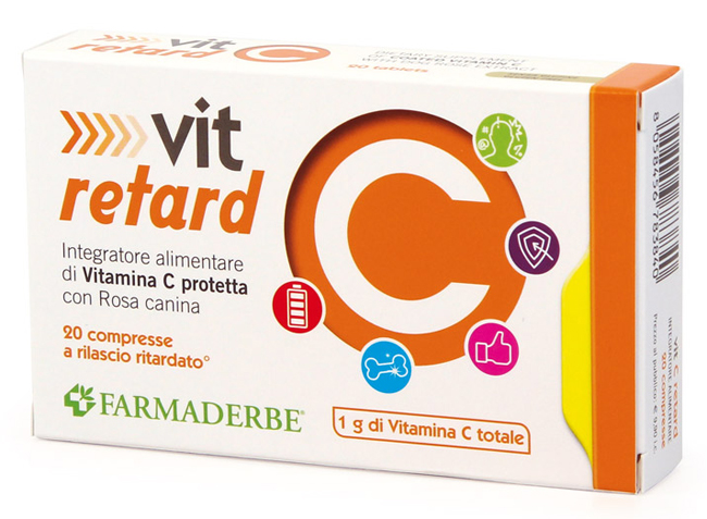 VIT C RETARD 20 COMPRESSE A RILASCIO RITARDATO - Farmacia Murachelli Di Putelli dr. Giovanni