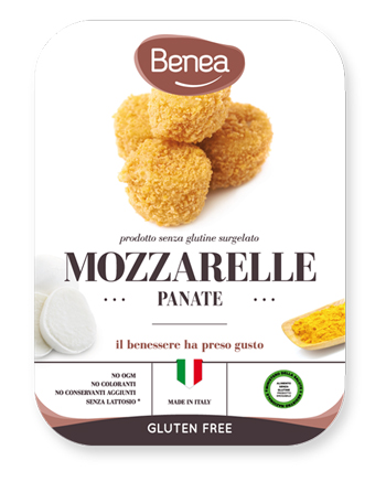 BENEA MOZZARELLE PANATE SURGELATE SENZA GLUTINE 200 G - Farmacia Murachelli Di Putelli dr. Giovanni