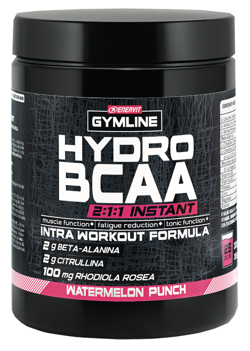 GYMLINE MUSCLE HYDRO BCAA INSTANT WATERMELON POLVERE 335 G - Farmacia Murachelli Di Putelli dr. Giovanni
