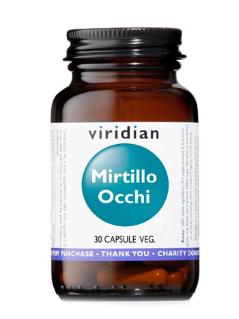 VIRIDIAN MIRTILLO OCCHI 30 CAPSULE - Farmacia Murachelli Di Putelli dr. Giovanni
