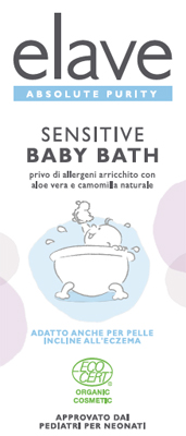 ELAVE BABY BATH DETERGENTE DELICATO CON CAMOMILLA E ALOE VERA BIOLOGICO 400 ML - Farmacia Murachelli Di Putelli dr. Giovanni