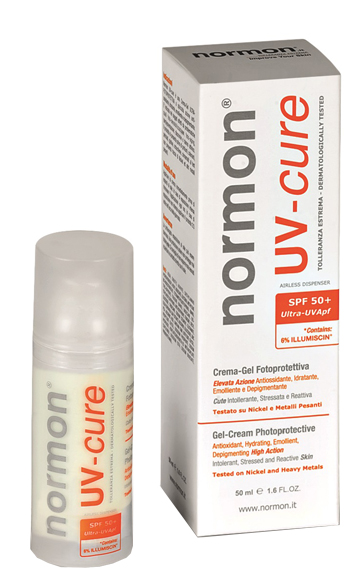 NORMON UV CURE CREMAGEL SPF 50+ 50 ML - Farmacia Murachelli Di Putelli dr. Giovanni