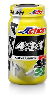 PROACTION BCAA 411 250 COMPRESSE - Farmacia Murachelli Di Putelli dr. Giovanni