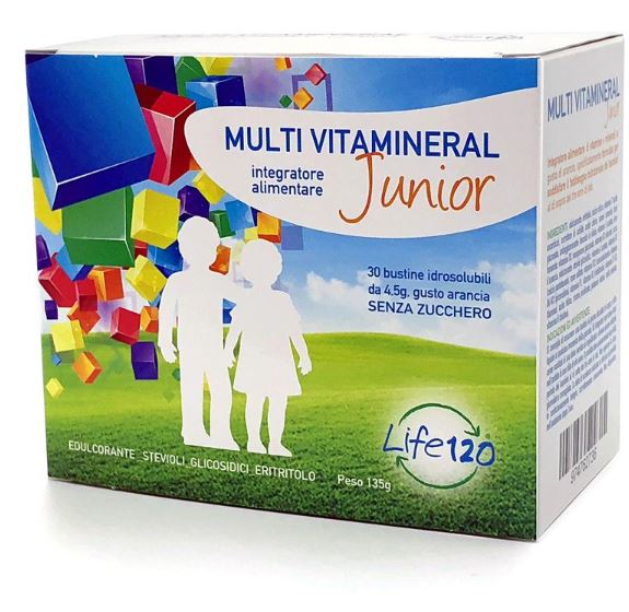 MULTI VITAMINERAL JUNIOR 30 BUSTINE - Farmacia Murachelli Di Putelli dr. Giovanni