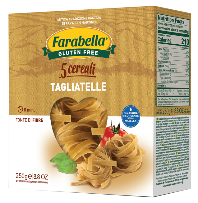 FARABELLA TAGLIATELLE AI 5 CEREALI 250 G - Farmacia Murachelli Di Putelli dr. Giovanni