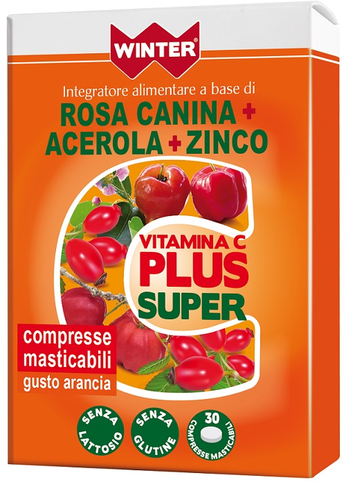WINTER VITAMINA C PLUS SUPER  + ZINCO 30 COMPRESSE MASTICABILI - Farmacia Murachelli Di Putelli dr. Giovanni