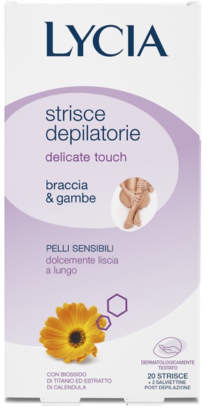 LYCIA 20 STRISCE BRACCIA/GAMBE PELLI DELICATE 12 PEZZI - Farmacia Murachelli Di Putelli dr. Giovanni