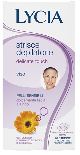 LYCIA 20 STRISCE VISO DELICATE 12 PEZZI - Farmacia Murachelli Di Putelli dr. Giovanni