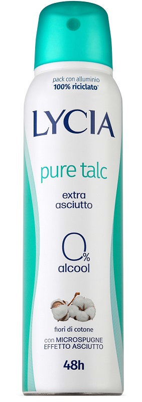 LYCIA SPRAY PURE TALC 150 ML - Farmacia Murachelli Di Putelli dr. Giovanni