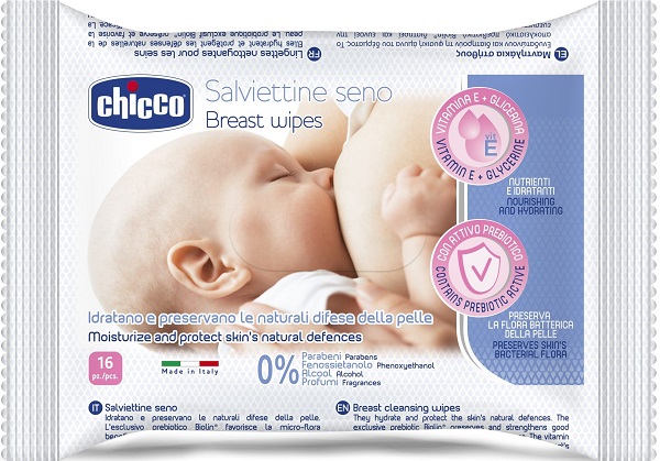 CHICCO SALVIETTE DETERGENTI PER IL SENO 16 PEZZI - Farmacia Murachelli Di Putelli dr. Giovanni