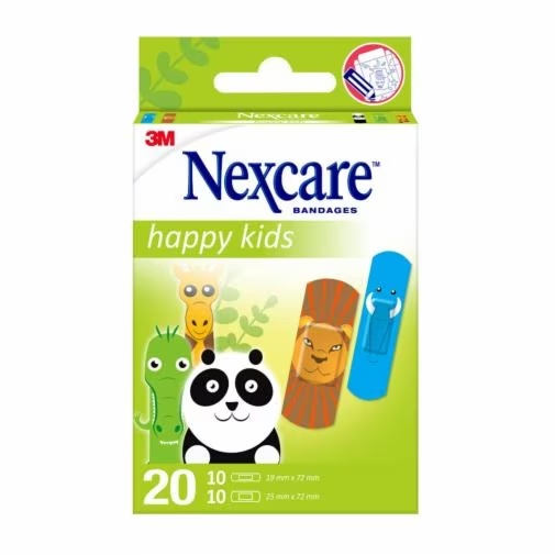 CEROTTI NEXCARE KIDS PLASTERS ANIMALS 20 PEZZI ASSORTITI - Farmacia Murachelli Di Putelli dr. Giovanni