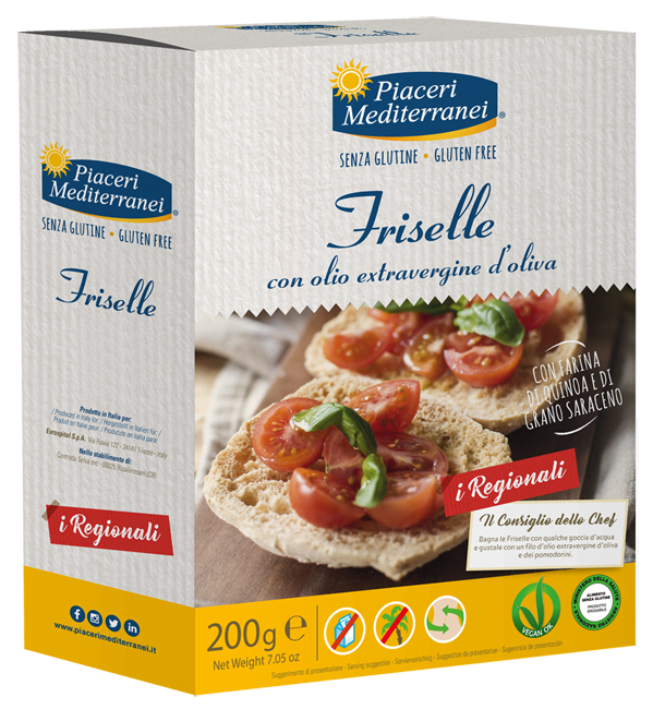 PIACERI MEDITERRANEI FRISELLE 200 G - Farmacia Murachelli Di Putelli dr. Giovanni