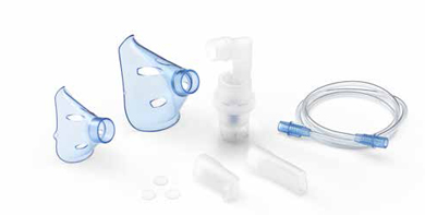 SOFFIO CUBE KIT ACCESSORI RICAMBIO CON AMPOLLA BOCCAGLIO FOCELLA NASALE MASCHERA PEDIATRICA ADULTI TUBELLO FILTRI RICAMBIO BORSA PORTA ACCESSORI - Farmacia Murachelli Di Putelli dr. Giovanni