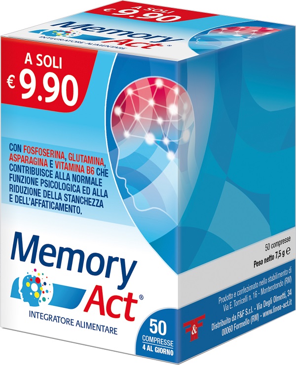 MEMORY ACT 50 COMPRESSE - Farmacia Murachelli Di Putelli dr. Giovanni