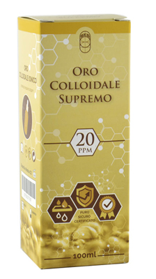 ORO COLLOIDALE SUPREMO 20PPM 100 ML - Farmacia Murachelli Di Putelli dr. Giovanni