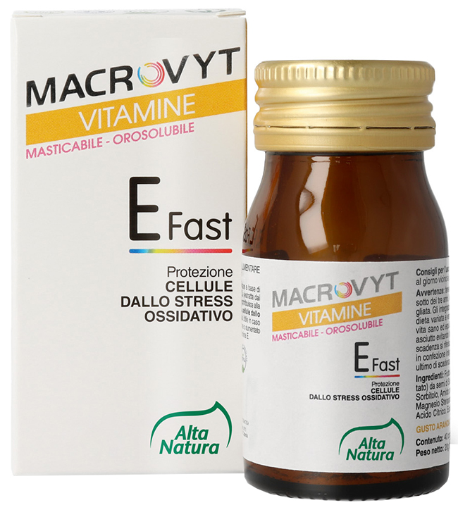 MACROVYT VITAMINA E 40 COMPRESSE FAST - Farmacia Murachelli Di Putelli dr. Giovanni