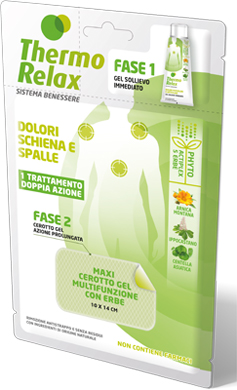 THERMO RELAX FITO GEL DOLORI SCHIENA E SPALLE FASE 2 MAXI CEROTTO GEL MULTIFUNZIONALE CON ERBE 1 PEZZO - Farmacia Murachelli Di Putelli dr. Giovanni