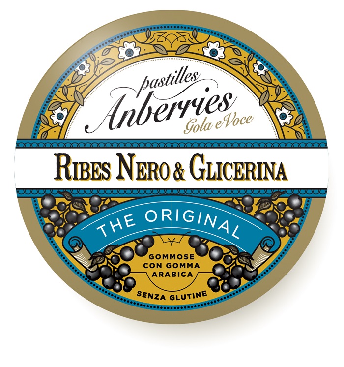 ANBERRIES CLASSICHE RIBES NERO & GLICERINA CARAMELLE 55 G - Farmacia Murachelli Di Putelli dr. Giovanni