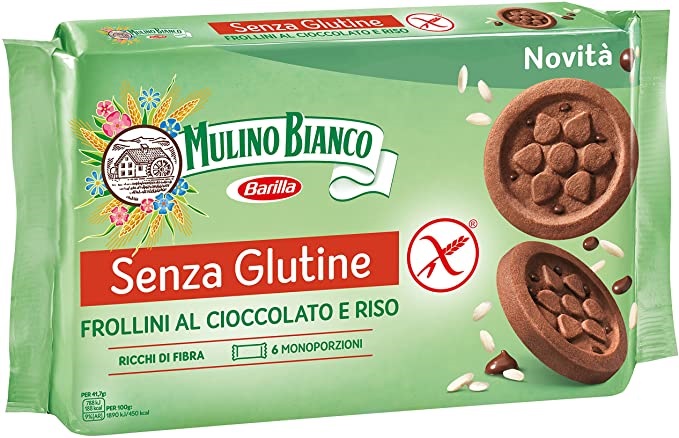 MULINO BIANCO SENZA GLUTINE FROLLINI AL CIOCCOLATO E RISO 6 MONOPORZIONI DA 41,66 G - Farmacia Murachelli Di Putelli dr. Giovanni