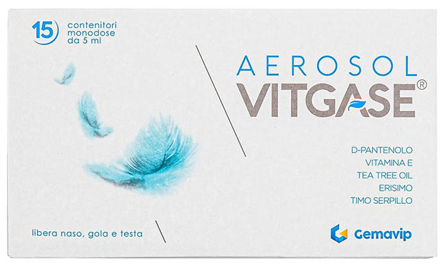 VITGASE AEROSOL 15 FLACONCINI 5 ML - Farmacia Murachelli Di Putelli dr. Giovanni