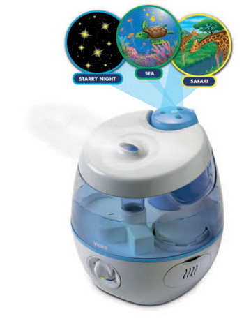 VICKS SWEETDREAMS UMIDIFICATORE A ULTRASUONI CON PROIETTORE IMMAGINI - Farmacia Murachelli Di Putelli dr. Giovanni