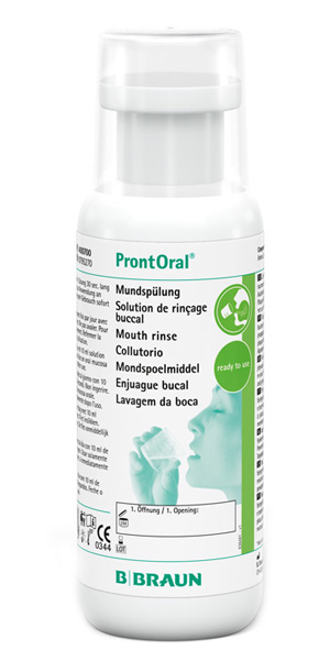PRONTORAL SOLUZIONE PER DECONTAMINAZIONE DELLA CAVITA' ORALE E DELLA FARINGE A BASE DI POLIESAMETILENE BIGUANIDE - Farmacia Murachelli Di Putelli dr. Giovanni