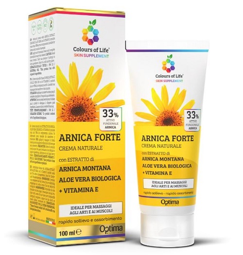 COLOURS OF LIFE SKIN SUPPLEMENT ARNICA FORTE 33% CREMA 100 ML - Farmacia Murachelli Di Putelli dr. Giovanni
