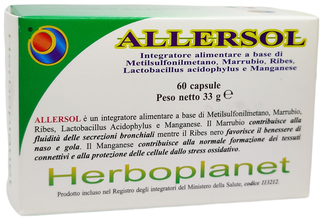 ALLERSOL 60 CAPSULE - Farmacia Murachelli Di Putelli dr. Giovanni