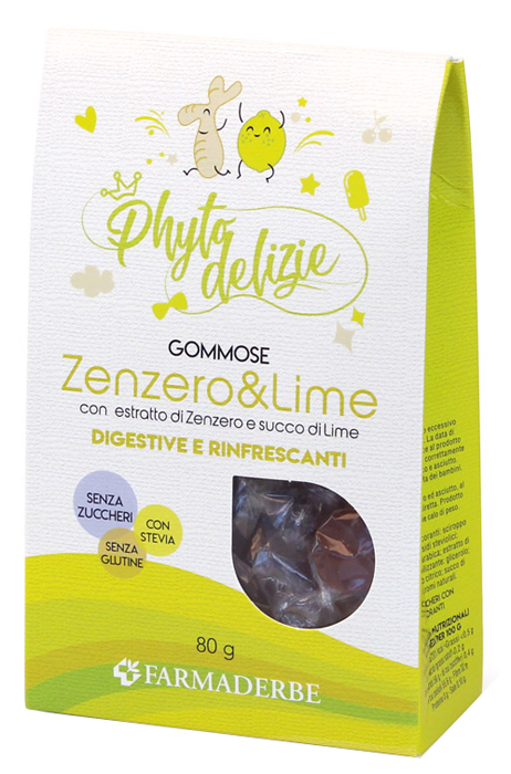 PHYTO DELIZIE GOMMOSE ZENZERO LIME 80 G - Farmacia Murachelli Di Putelli dr. Giovanni