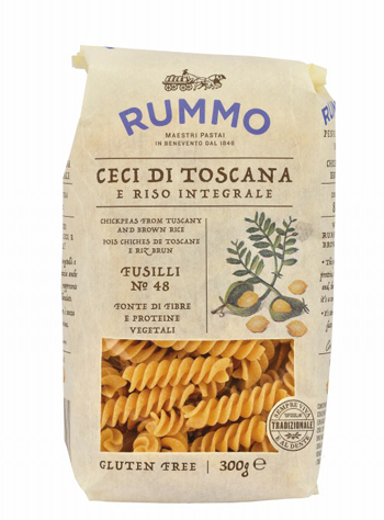 RUMMO FUSILLI N 48 CECI DI TOSCANA E RISO INTEGRALE 300 G - Farmacia Murachelli Di Putelli dr. Giovanni