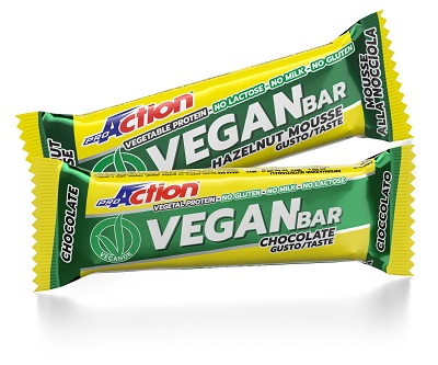 PROACTION VEGAN BAR MOUSSE NOCCIOLA 40 G - Farmacia Murachelli Di Putelli dr. Giovanni