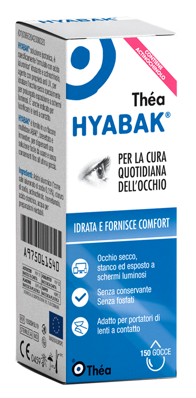 HYABAK SOLUZIONE OFTALMICA 5 ML - Farmacia Murachelli Di Putelli dr. Giovanni