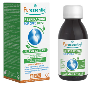 PURESSENTIEL SCIROPPO TOSSE RESPIRAZIONE DISPOSITIVO MEDICO 125 ML - Farmacia Murachelli Di Putelli dr. Giovanni