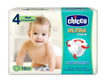 CHICCO PANNOLINO ULTRA CHICCHO MAXI 19 X 10 - Farmacia Murachelli Di Putelli dr. Giovanni