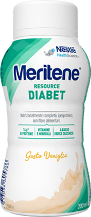 MERITENE RESOURCE DIABET VANIGLIA ALIMENTO IPERPROTEICO 28 VITAMINE E MINERALI 200 ML - Farmacia Murachelli Di Putelli dr. Giovanni