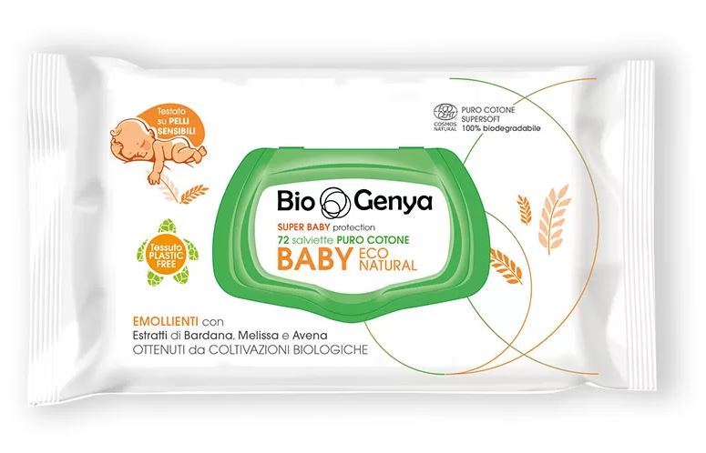 BIOGENYA ECO NATURAL BABY COTONE 72 PEZZI - Farmacia Murachelli Di Putelli dr. Giovanni