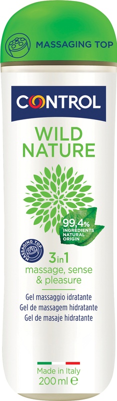 CONTROL WILD NATURE MASSAGE GEL MASSAGGIO 3 IN 1 200 ML - Farmacia Murachelli Di Putelli dr. Giovanni