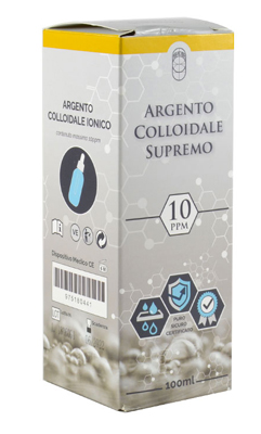 ARGENTO COLLOIDALE SUPREMO 10PPM CERTIFICATO CON CONTAGOCCE 100 ML - Farmacia Murachelli Di Putelli dr. Giovanni