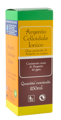 ARGENTO COLLOIDALE IONICO 40PPM CERTIFICATO 250 ML - Farmacia Murachelli Di Putelli dr. Giovanni