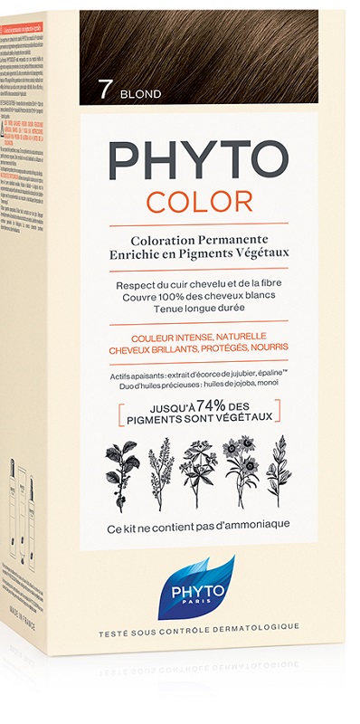 PHYTOCOLOR 7 BIONDO 1 LATTE + 1 CREMA + 1 MASCHERA + 1 PAIO DI GUANTI - Farmacia Murachelli Di Putelli dr. Giovanni