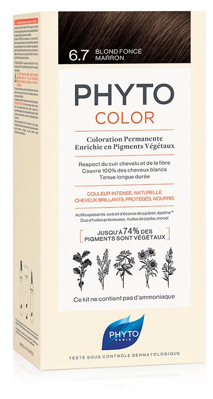PHYTOCOLOR 6.7 BIONDO SCU TABA 1 LATTE + 1 CREMA + 1 MASCHERA + 1 PAIO DI GUANTI - Farmacia Murachelli Di Putelli dr. Giovanni