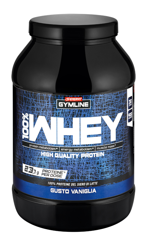 GYMLINE 100% WHEY CONCENTRATE VANIGLIA 900 G - Farmacia Murachelli Di Putelli dr. Giovanni