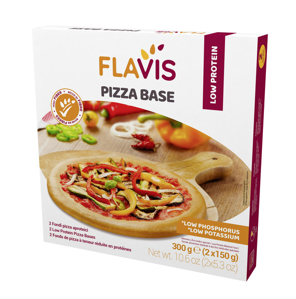 FLAVIS PIZZA BASE 2 FONDI PIZZA APROTEICI DA 150 G - Farmacia Murachelli Di Putelli dr. Giovanni