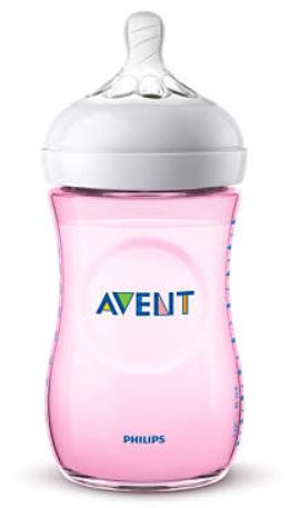 AVENT BIBERON NATURAL PP 260ML ROSA SINGLE PACK - Farmacia Murachelli Di Putelli dr. Giovanni